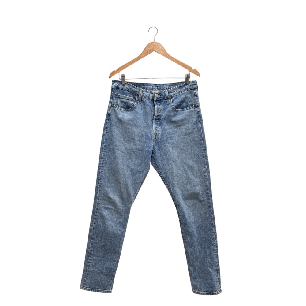 Vintage 90s Levi's Premium Jeans 501 S Skinny Big E Red Tab 31x30 Button Fly - Picture 2 of 15